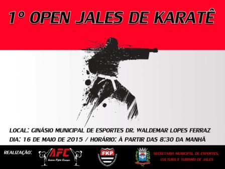 Open de Jales será realizado no dia 16 de maio